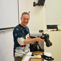 Nicholas Grundy at work!