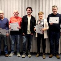 Will Synott, Martin Whyte, Vincent O'Connor, Sean McConaghy (Judge) Patricia Donohue, Tom Quinn and Ger Kavanagh