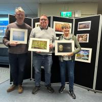 The winners with their pictures.